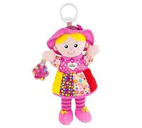 LAMAZE My Friend Emily, Clip on Pram and Pushchair Newborn Baby Toy, Sensory Toy for Babies Boys and Girls from 0 to 6 Months