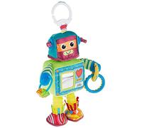 LAMAZE Rusty the Robot, Clip on Pram and Pushchair Newborn Baby Toy, Sensory Toy for Babies Boys and Girls from 0 to 6 Months