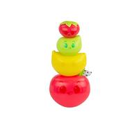 Lamaze Stack and Nest Fruit Pals, Stacking Toy, Newborn Baby Toy, Sensory Toy for Babies with Colours and Sounds, Development Toy for Boys and Girls Aged 12 Months +