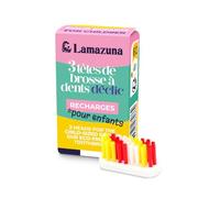 LAMAZUNA 3 x REFILLED Toothbrush Heads for Children
