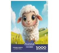 Lamb 1000 Piece Jigsaw Puzzle For Adults Educational Games Stress Relief Puzzle Cultivate The Spirit of Teamwork For Adults Gifts 38x26cm/1000pcs