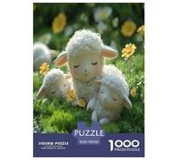 Lamb 1000 Pieces Jigsaw Puzzles For Adults Challenging Game Stress Relieving Entertainment Exercise The Memory of The Brain for Men, Women, Elders, Seniors 70x50cm/1000pcs