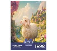 Lamb 1000 Pieces Jigsaw Puzzles For Adults Educational Games Stress Relieving Entertainment Exercise The Memory of The Brain for The Whole for Women, Gifts for Men 38x26cm/1000pcs