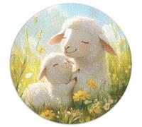 Lamb 1000 Pieces Jigsaw Puzzles For Adults Educational Games Stress Relieving Entertainment Exercise The Memory of The Brain For Adults Gifts 1000pcs (67.5x67.5cm)