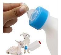 Lamb And Goat Feeding Bottle - 800ml Nursing Bottle With Scale & Handle | Small Livestock Milk Feeder | Durable Bottles With A Soft Silicone Nipple For Calves, Sheep, And Piglets
