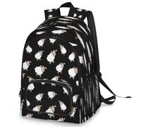 Lamb Animal Sheep Backpack Multifunction Large Rucksack School Bookbag Cute Sheep Back Pack Travel Casual Laptop Daypack for Kids Boys Girls Men Women