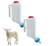 Lamb Baby Bottle with Scale Hanging, Animal Nursing Bottle for Lambs, Goats, Sheep, Cows and Dogs, Goat Milk Feeder with Drinking Nipples