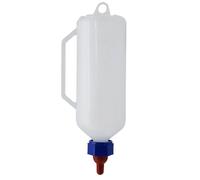 Lamb Bottle - 1L Goat and Calf Milk Feeder, Thickened Livestock Milk Bottle with Silicone Nipple, Handheld or Hanging Feeder for Lambs, Goats, Calves, and Small Animals, Ideal for Feeding/Nursing