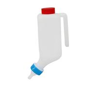 Lamb Feeding Bottle - 400ml Milk Bottle with Measurement Scale, Ergonomic Design for Small Animals | Includes Soft Rubber Nipple, Ideal for Calves, Lambs, and Goats on The Farm
