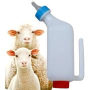 Lamb Feeding Bottle, 800ml Upside Down Livestock Milk Bucket, Animal Nursing Bottle with Scale, Large Capacity Lamb Milk Feeder for Farm Animals, Sheep, Goats, Dogs & Cow