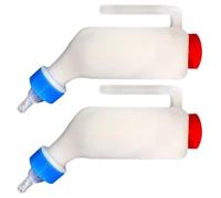 Lamb Feeding Bottle - Large ABS 124G Feeding Bottle, For Upside Down Breeding, Comfortable Grip | Goat, Sheep, Puppy, Small Animals, Cattle, Animal Supplies D