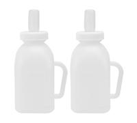 Lamb Milk Bottle 2 Sets Bottles Calf Nursing Goat Milk Animal Lamb Water Sheep Feeding Young Poultry