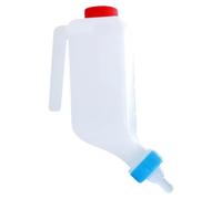 Lamb Milk Bottle | Milk Feeding Feeder | Hangable Drink Bottles With Scale | Supplies For Sheep, Calves, Farm & Livestock Nursing,Baby Goats & Small Animals - White