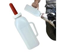 Lamb Milk Feeder Bottle 1/2 Liter Calf Nursing Bottle, Goat Feeding Bottles with Soft Nipple, Apparatus Breeding Equipment, Breast Feeder for Animals
