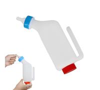 Lamb Nursing Bottle Large Capacity Ergonomic | Livestock Lamb Feeding Bottle With Measurements Kid Goat Drink Feeder for Small Animals, Miniature Horse, Lamb, Farm, Barn,