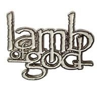 Lamb Of God Band Logo Pin Badge One Size