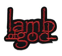 lamb of god Logo Punk Rock Heavy Metal Music Band Jacket T shirt Patch Sew Iron on Embroidered Symbol Badge Cloth Sign Costume By Prinya Shop