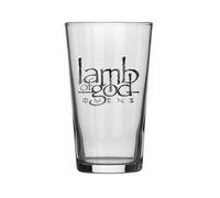 Lamb Of God Beer Glass Omens Band Logo Official Boxed One Size