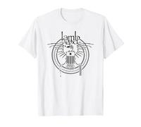 Lamb of God - Skeletal Eagle On White T-Shirt, Men, White, 5X-Large