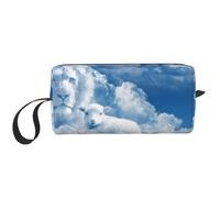 Lamb with A Lion On The Clouds Travel Toiletry Wash Bag for Men Women | Cosmetic Organizer Shower Bathroom Makeup Bag with Handle for Gym Camping Bathroom Travel