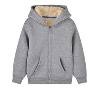 Lamb Wool Coat for Boys and Girls and Winter Children in Children with Foreign Atmosphere Thickened Warm Winter Coat Girls Medium (Grey, 2-3 Years)