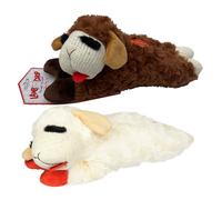 Lambchop Brown 10' with Squeaker Color:White/Brown Size:Set