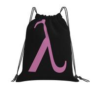 Lambda Gay Liberation Pride Flag Lgbt Unisex String Backpack Waterproof Swimming Bags Large Pe Bag For Beach Travel Hiking