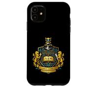 Lambda Lambda Mu AI Fraternity Crest | Nerdy LLM Tech Humor Case for iPhone 11