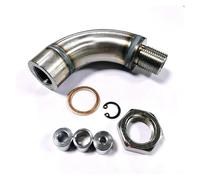 Lambda Oxygen Sensor O2 Oxygen Sensor Extension J Style Bend Universal Hydrogen Spacer M18 X 1.5 Connector Restrictor Adjustable Gas Flow Inserts