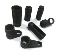 Lambda Oxygen Sensors 7Piece 1/2 & 3/8 Drive For CR-V Steel Sensor Socket Kit O2 Oxygen Sleeve Tool Wrench Set