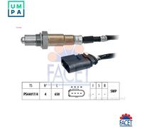 Facet 10.7585 Oxygen Sensor 4 Circuits Fits Seat Ibiza Skoda Fabia VW Fox Polo