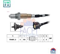 Facet Lambda Sensor 10.8110 Heated for Mitsubishi, Citroën, Peugeot