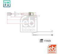 Right Front Lambda Sensor FEBI Fits TOYOTA Sienna 03-10 89465-08030
