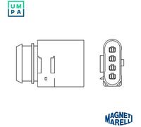 MAGNETI MARELLI 466016355001 Lambda sensor