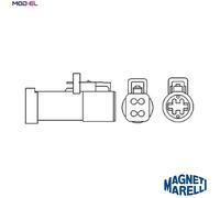 Magneti Marelli Lambda Sensor 466016355004 Heated for Ford Fiesta Mk IV Cougar