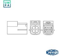 MAGNETI MARELLI 466016355038 Lambda sensor