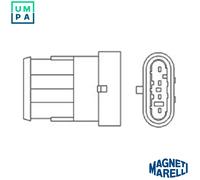MAGNETI MARELLI 466016355044 Lambda sensor