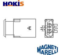 MAGNETI MARELLI Lambda sensor 466016355050 Heated 4 MINI: Hatchback, Convertible