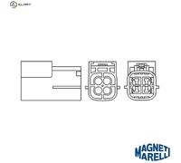 Magneti Marelli Lambda Sensor 466016355053 - Heated - Fits Nissan Micra III 1.0 16V - UK Stock