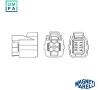 Magneti Marelli Oxygen (Lambda) Sensor 466016355054 – Heated OE Replacement