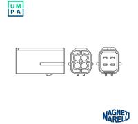 MAGNETI MARELLI 466016355055 Lambda sensor