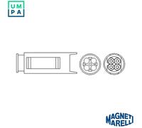 Magneti Marelli Oxygen Sensor 466016355062 - Heated - Fits BMW 316Ti 2001-2005