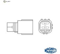 Magneti Marelli Lambda Sensor 466016355063 Heated for Toyota Yaris/Vitz