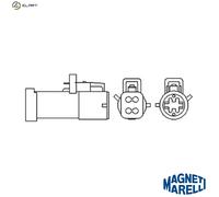 Magneti Marelli Lambda Sensor 466016355066 Heated for Ford Fiesta VI Van 1.2L 4cyl