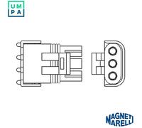 MAGNETI MARELLI 466016355088 Lambda sensor