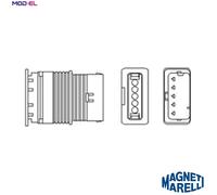 Magneti Marelli Heated Lambda (Oxygen) Sensor 466016355103 for BMW
