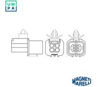 MAGNETI MARELLI 466016355127 Lambda sensor