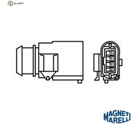 Lambda sensor Heated 466016355178 MAGNETI MARELLI for VW SEAT SKODA