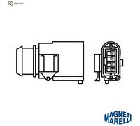 Lambda sensor Heated 466016355178 MAGNETI MARELLI for VW SEAT SKODA
