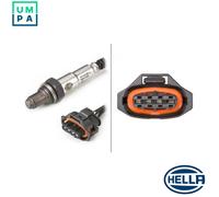 Lambda sensor Heated 6PA 358 066-121 HELLA for OPEL CHEVROLET
